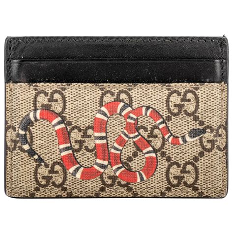 gucci travel organizer wallet|Gucci snake credit card holder.